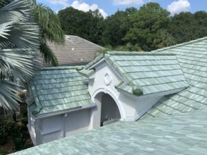 A home with a stunning new roof.